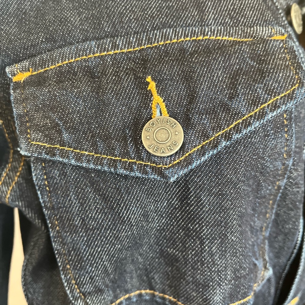 Anthropologie Dark Denim Jumpsuit - Picture 5 of 8